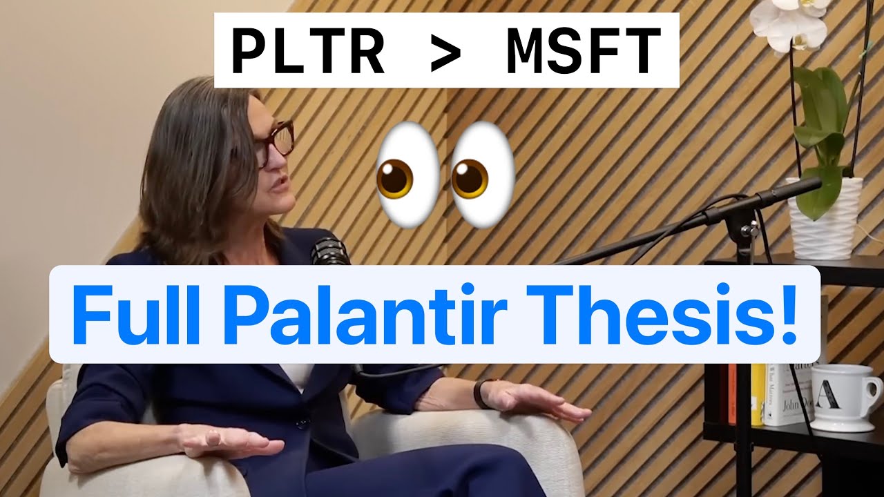 Cathie Wood FINALLY Shares FULL Palantir Thesis! "Largest AI Company In The World" 🚀