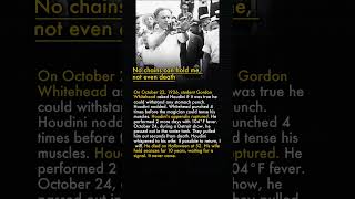 Harry Houdini: The Final Trick That Killed Him 🎩⚰️🔮