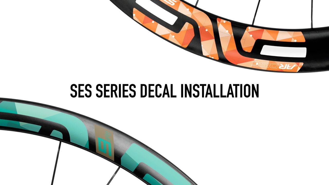 How to install ENVE Wheel Decals - SES Road Wheels