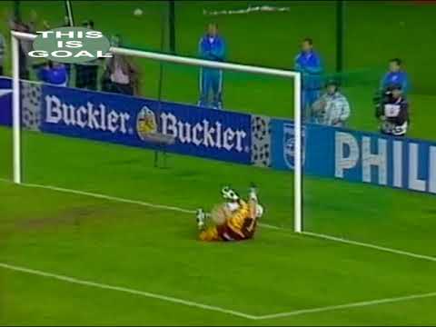 Goal! Daniel Bravo. PSG vs Bayern Munchen. 14.09.1994