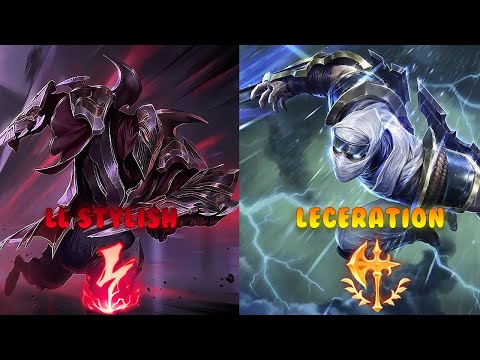 LL Stylish vs Laceration ZED Montage : PRRRRR Who's The Better Zed ?!