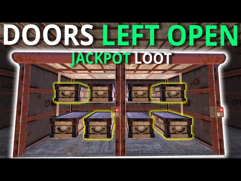 DOORS LEFT OPEN TO JACKPOT LOOT! - Rust Survival 2/4