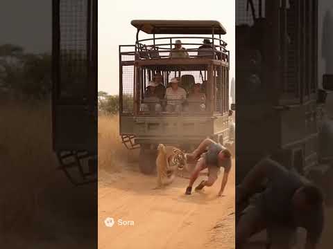 SHOCKING Tiger Attack During Safari Tour Caught on Camera! 😱🐅💥