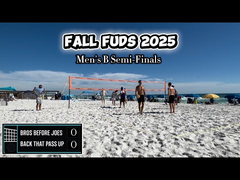 Men’s Quads B Semi-Finals for Fall FUDS 2025: BROS BEFORE JOES vs. BACK THAT PASS UP