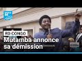 DR Congo Constant Mutamba Announces His Resignation FRANCE 24