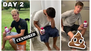 Laxative Challenge - Last one to use BATHROOM WINS...