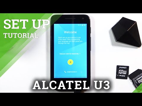 How to Initial Set Up ALCATEL U3 – First Activation & Configuration