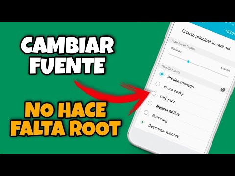 Como cambiar la FUENTE de Android SIN ROOT | TecTips