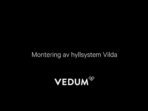 Vedum Kök & Bad - Montering hyllsystem Vilda