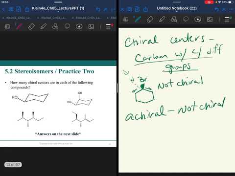 Ch 5 part 2 intro to chirality (Klein 4th edition)