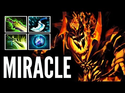 Miracle- Shadow Fiend Dota 2 - Blink Dagger and Ethereal Blade 8900 MMR Top EU Gameplay