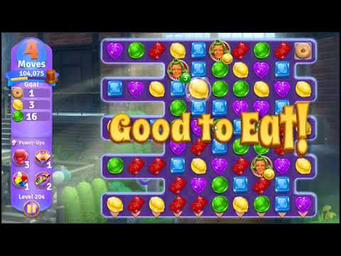 Willy Wonkas Sweet Adventure Level 204 - NO BOOSTERS 🍫 | SKILLGAMING ✔️