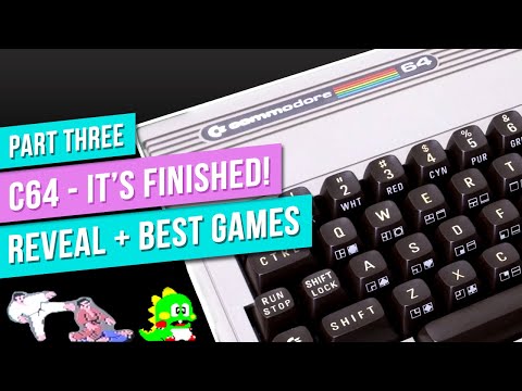MANKY64 - Commodore 64 Restoration Project Pt3  - Looks Almost New & Let's Play Some Games.
