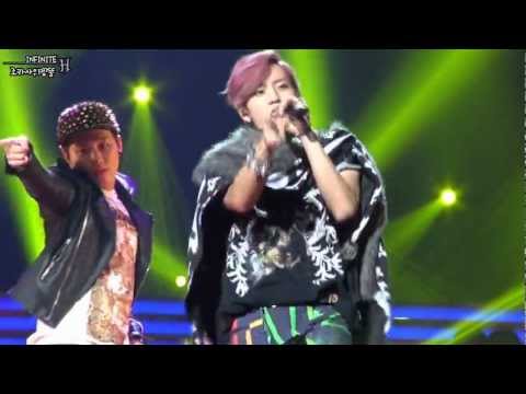 [fancam] 130117 Open Concert INFINITE-H ending 인사 (dong woo)