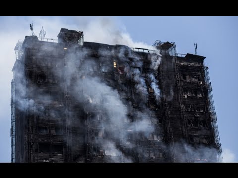 Terrifying fire engulfs Azerbaijan apartment block