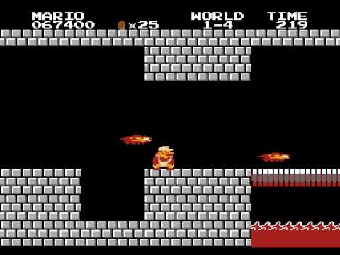 Super Mario Bros: Underground bowser glitch