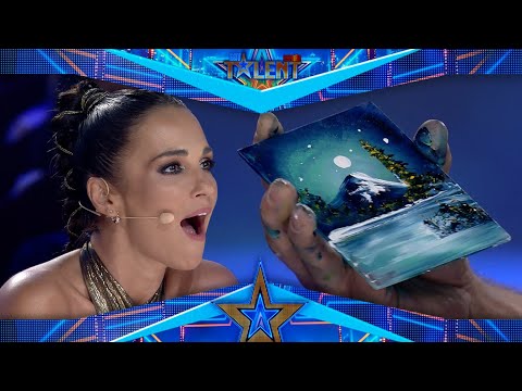 HACE CUADROS EXPRESS y deja al jurado FLIPANDO | Audiciones 4 | Got Talent España 2022