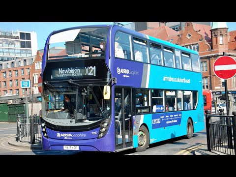 Loud Diff: Arriva North East 7550 (YX17NOF) Alexander Dennis Enviro 400 MMC