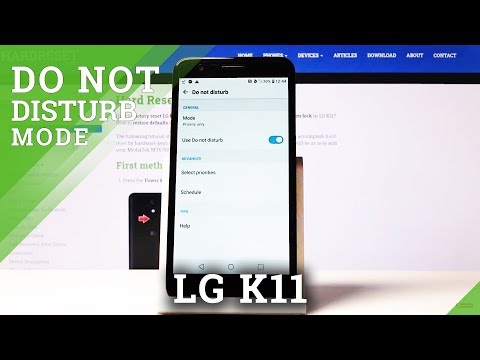 How to Open Do Not Disturb in LG K11 – Enter Silent Mode