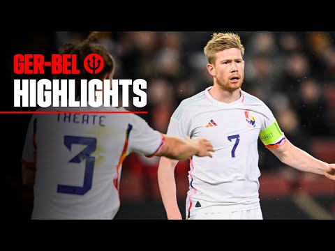 Germany 2-3 Belgium | KDB Masterclass | #REDDEVILS | Friendly