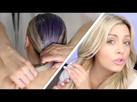 How To Do The Perfect Toning Shampoo Treatment on...