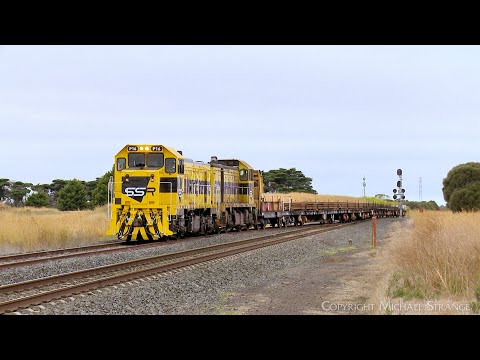 9165 Southern Shorthaul Railroad (SSR) Broad Gauge Rail Train (29/1/2023) - PoathTV Railways