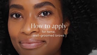 How to apply for tame, well groomed brows | jane iredale PureBrow Brow Gel