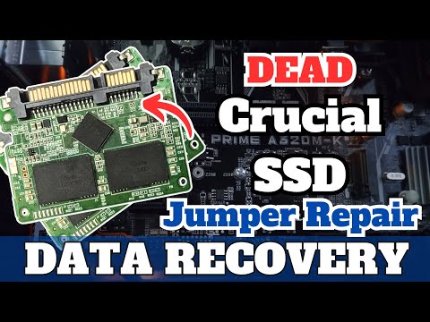 I RECOVERED Data from a DEAD SSD and You Can Too! | Crucial SSD Sata Connector Repair