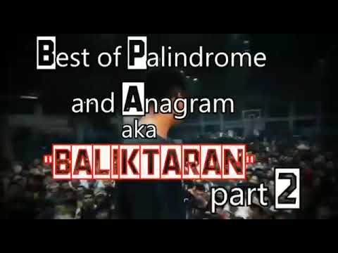Fliptop -Best of Palindrome and Anagram highlights
