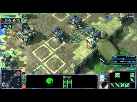 StarCraft 2 - When Cheese Fails - Proxy Barracks & Factory counterattack TvT