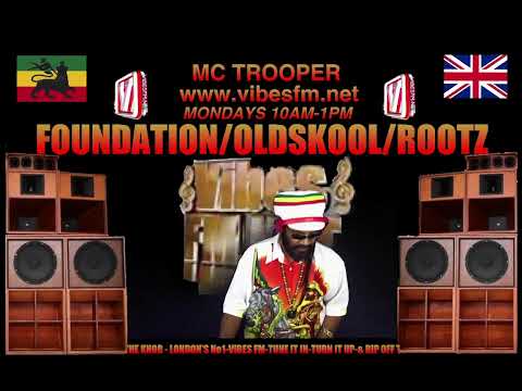 BLUESBUSTING WITH MC TROOPER ON VIBESFM-LONDONS No1 REGGAE RADIO STATION
