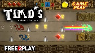 Timo's Adventures ★ Gameplay ★ PC Steam [ Free to Play ] 2D runner Game 2021 ★ 1080p60FPS