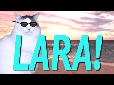 HAPPY BIRTHDAY LARA! - EPIC CAT Happy Birthday Song