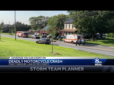 1 dead, 1 injured after motorcycle crash in Lancaster County