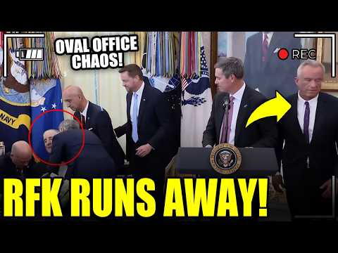 WATCH: RFK Jr. FLEES ROOM as Man COLLAPSES in Oval Office