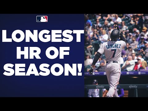 496 FEET!! Jesús Sánchez absolutely CRUSHED this one!