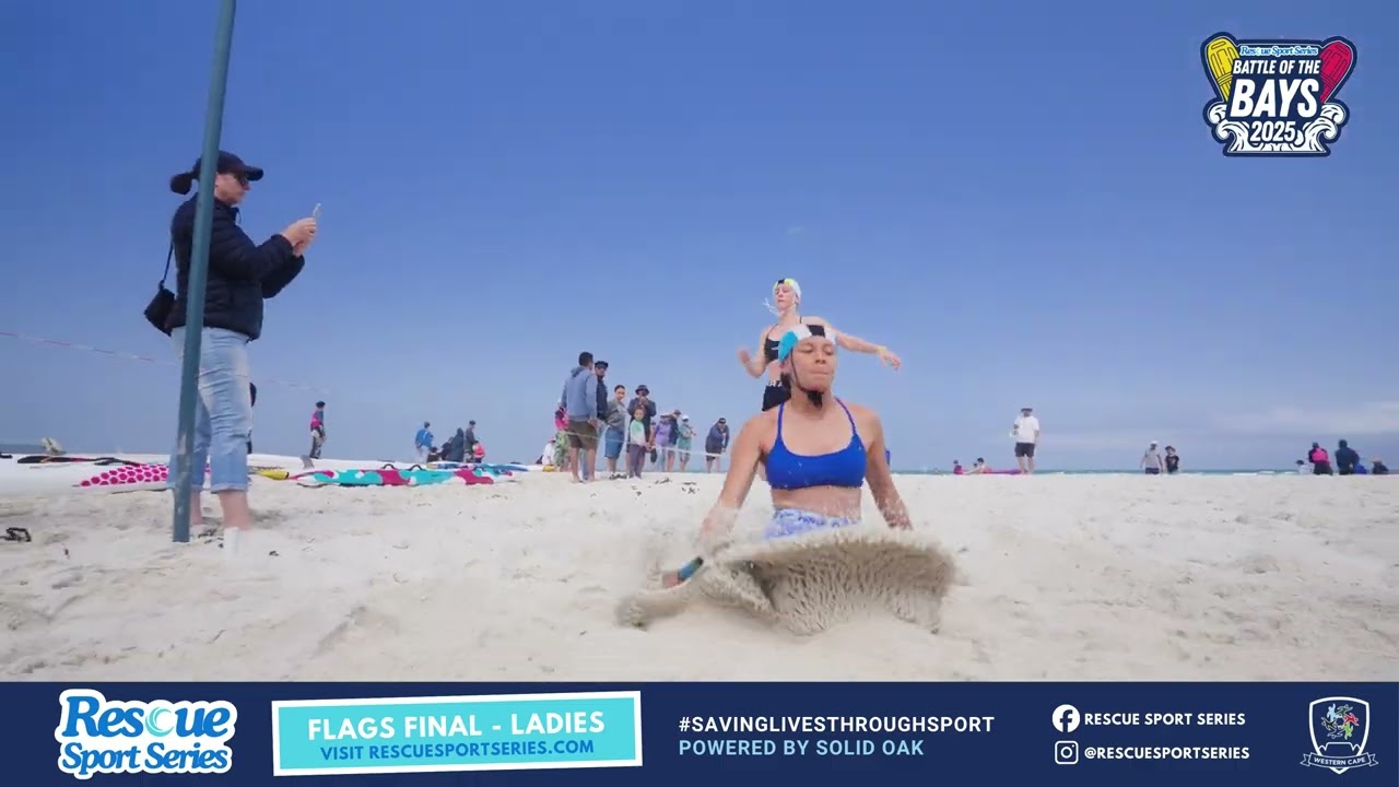 Ladies Beach Flags | Battle of the Bays – Rescue Sport Series