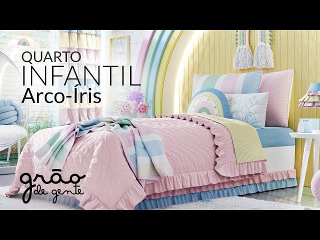 QUARTO INFANTIL ARCO-ÍRIS | GRÃO DE GENTE