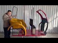 The Whole Assembly Process Shown Of Newly Pedicab Rickshaw
