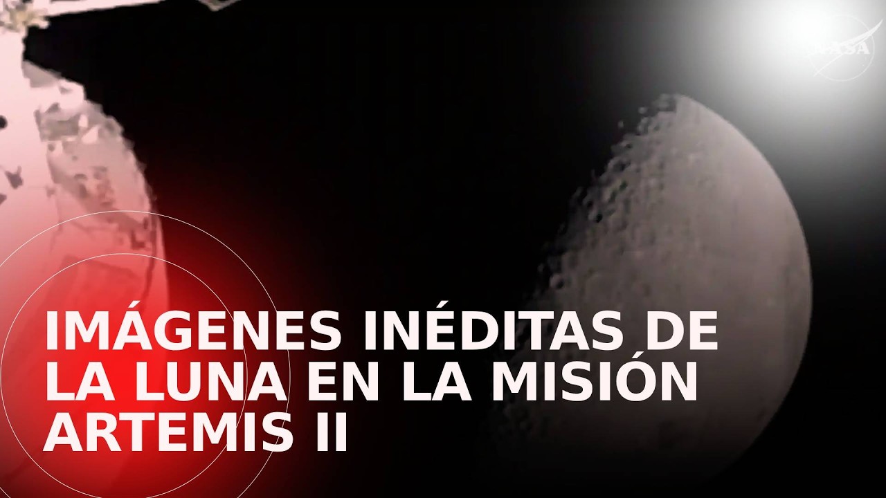 First images of the Moon captured by the astronauts of the Artemis II mission