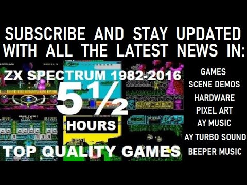 ZX SPECTRUM 1982-2016: 5½ hours with 600+ top quality colorful games!