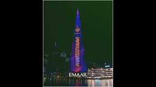 kkr in Burj Khalifa ।। The first ipl team got wish from Burj Khalifa