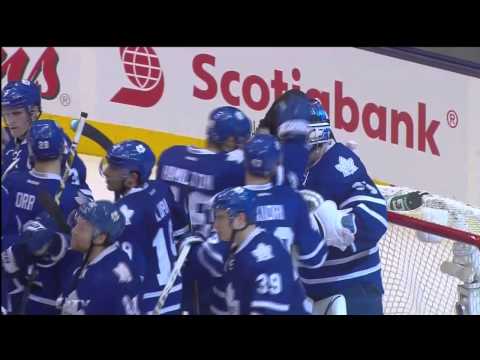 McClement & Kulemin's Goals & Phaneuf's On Ice Interview - Canes 3 vs Leafs 5,6 - Mar 28th 2013 (HD)