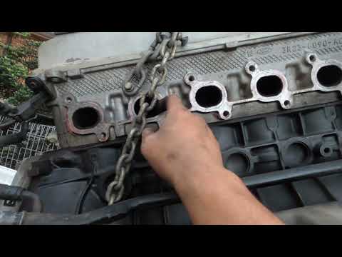 ford falcon ba xr6 remove and swap engine