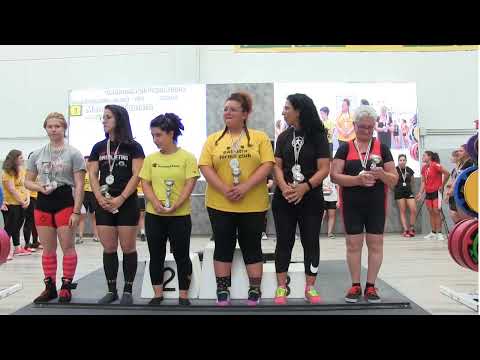 16° COPPA BERTOLETTI DI PANCA CLASSIC E ATTREZZATA  DONNE RAW Cat. - 63 , -72, -84, +84  kg.