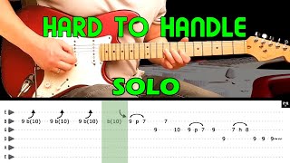 HARD TO HANDLE - Guitar lesson - Guitar solo (with tabs) - The Black Crowes