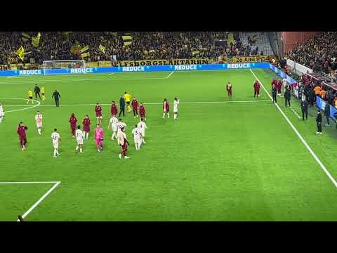 3/10/24 Elfsborg - AS Roma 1-0 ... LA SQUADRA VIENE RIMBALZATA DAL NOSTRO SETTORE !!!