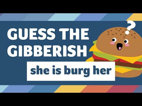 GUESS THE GIBBERISH - FOOD! Can you solve these food & drink mad gabs?