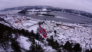 preview picture of video 'Aerial video from Flaggstanga in Svelvik'