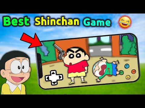Playing Shinchan Game 😱 || 😂 Funny Game